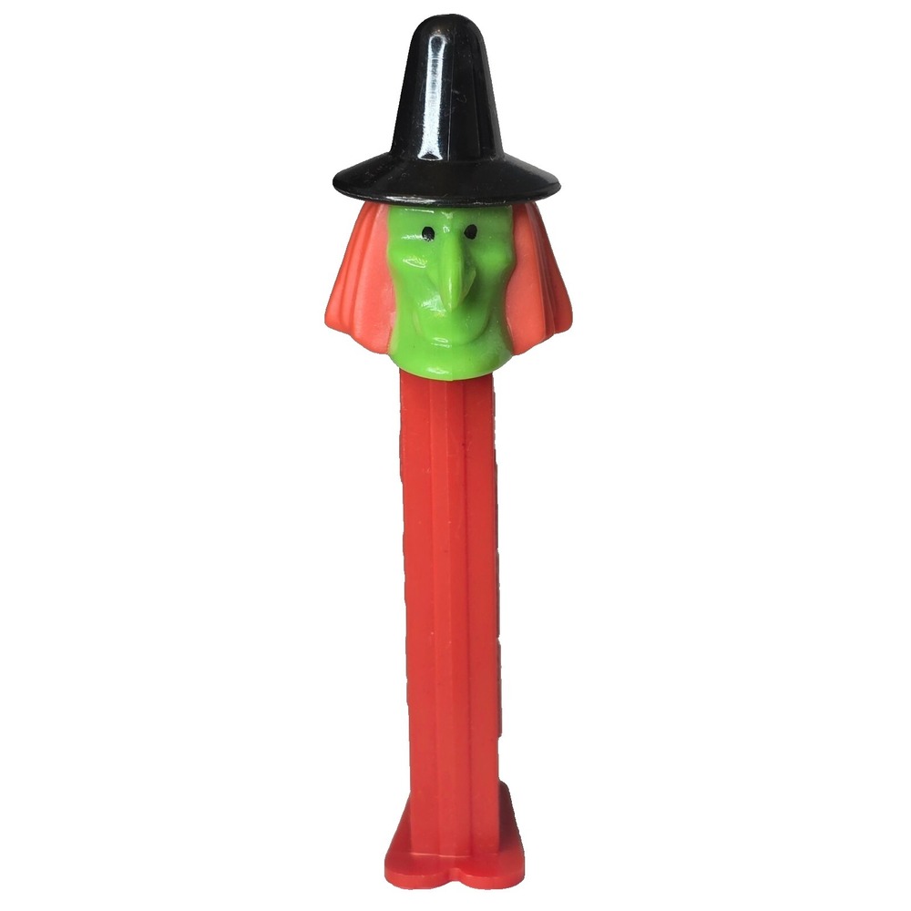 VINTAGE PEZ WITCH DISPENSER WITH FEET COLLECTIBLE‎ EUC